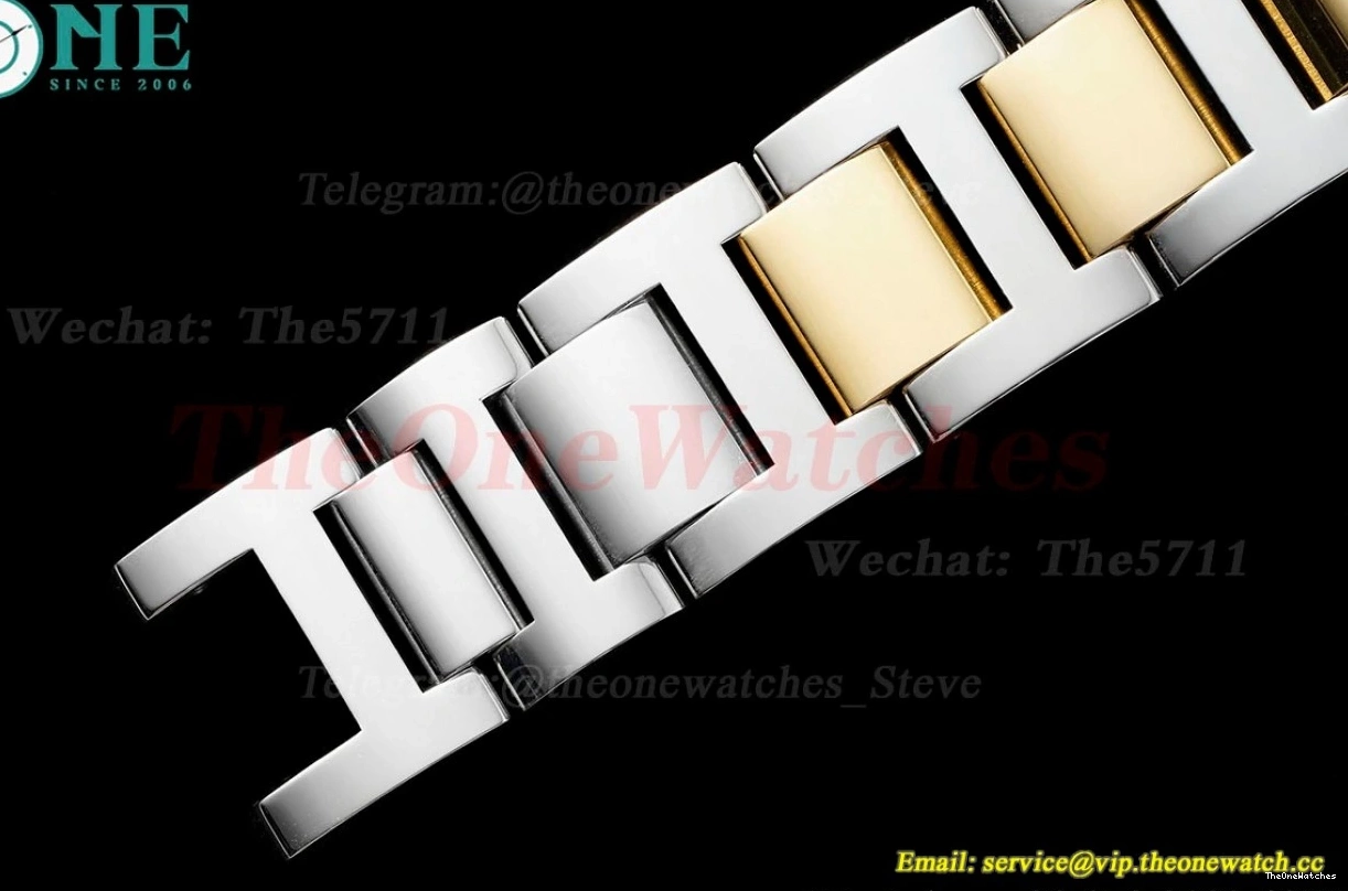 42mm A2824 SS White Dial AF Bleu Ballon Cartier YG De 0121